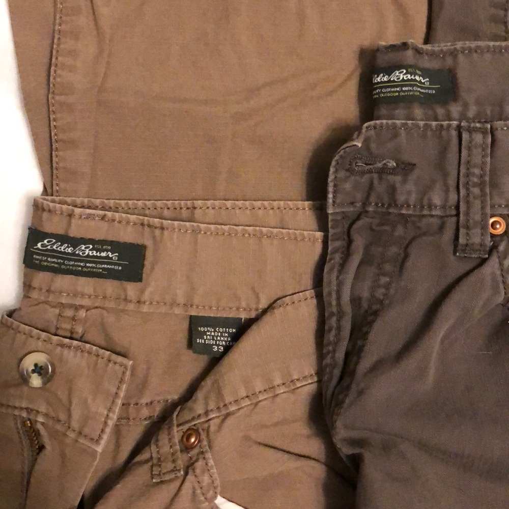 Lot of 2 men’s Eddie Bauer pants